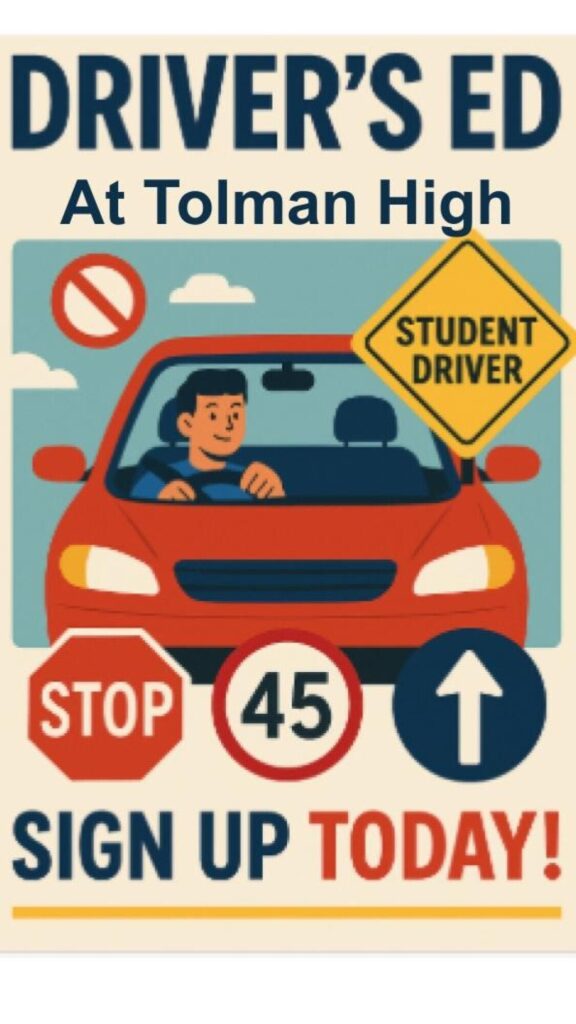 Backround Drivers Ed Driver’s Ed Classes at Tolman – William E. Tolman